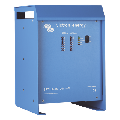 Cargador de Baterías Marino / 24 V / 100 A / Bancos 500 a 1000 Ah / Entrada Universal 90-265 VCA / 90-400 VCC / Homologación Germanischer Lloyd / IEC 60945-2002