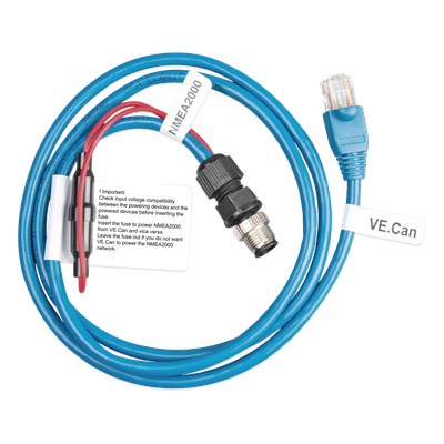 Cable de Interfaz Náutico / VE.CAN a NMEA 2000 / Certificado NMEA 2000 / Compatible Simrad Lowrance Garmin / Diseño Marinizado