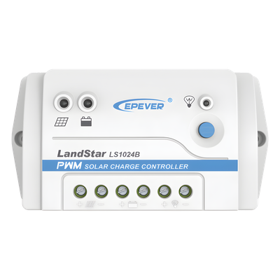 Controlador de Carga Solar PWM / 10 A / 12/24 VCC / RS-485 / Baterías Gel-AGM-Selladas