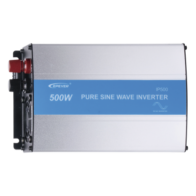 Inversor de Onda Senoidal Pura / 400 W Nominal / 500 W Pico / Entrada 12 VCC / Salida 120 VCA / 9.1 × 5.2 × 2.9 in