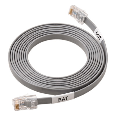 Cable de Comunicación RJ45-RJ45 / 150V DC / Conectores Blindados / 1 m (3.3 ft) / Industrial