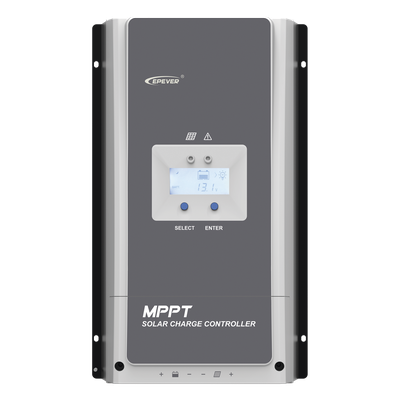 Controlador Solar MPPT / 80A / 12/24/36/48V / Voc 200V / Eficiencia 98.10% / Paralelo hasta 8 / Baterías Litio, Gel y Plomo