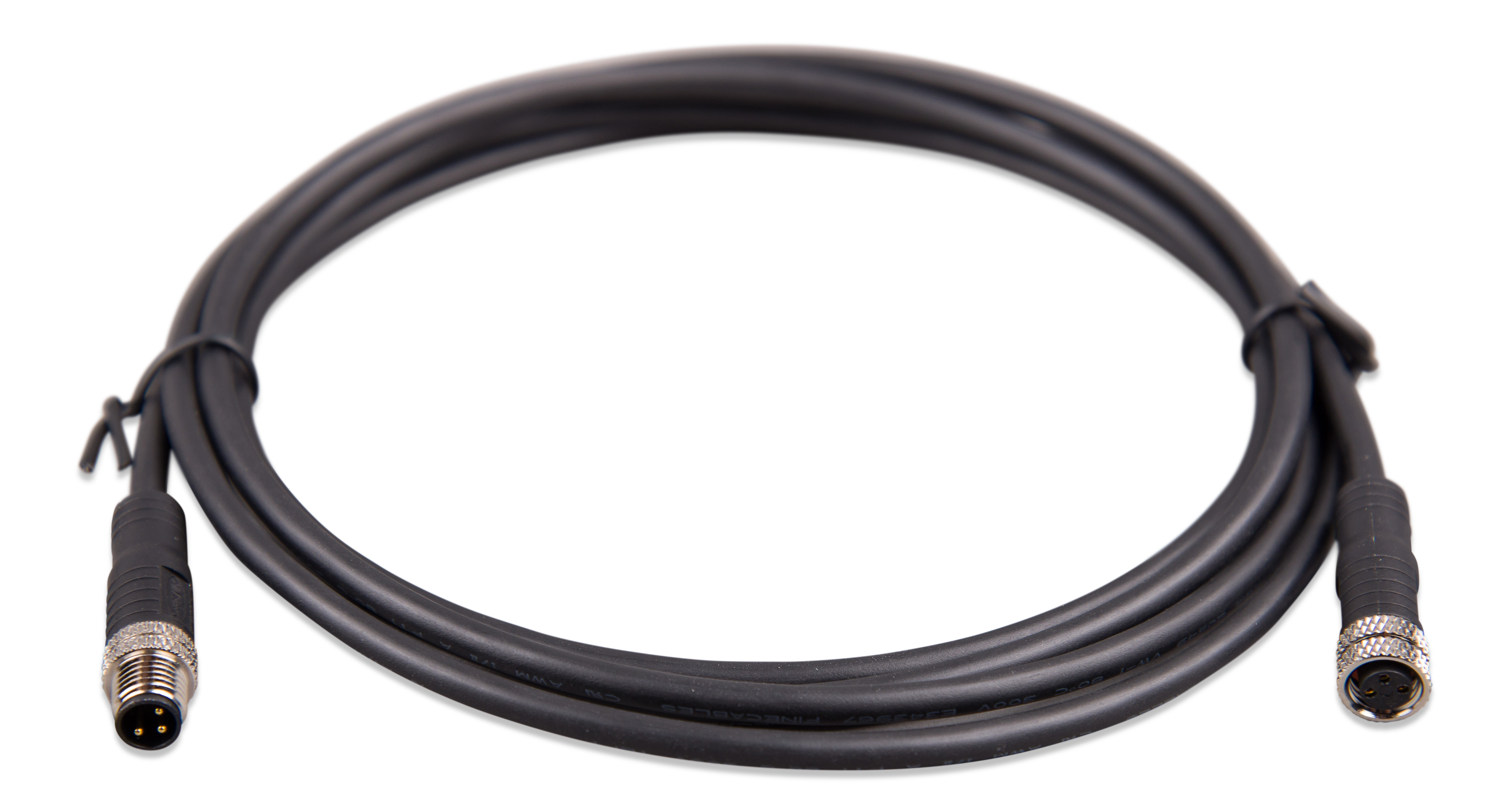 M8 circular connector Male/Female 3 pole cable